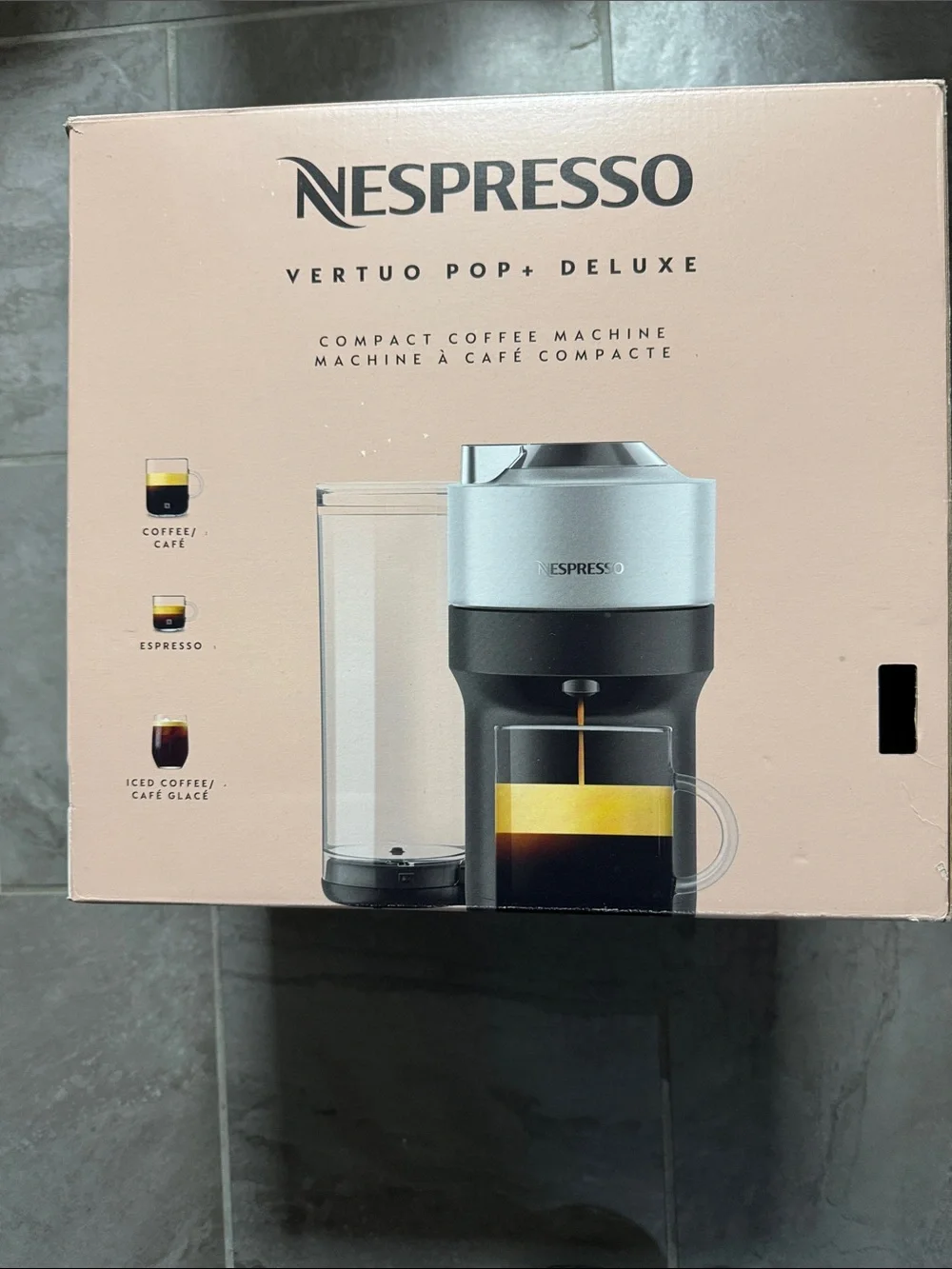 Nespresso Matte Black Vertuo Pop+